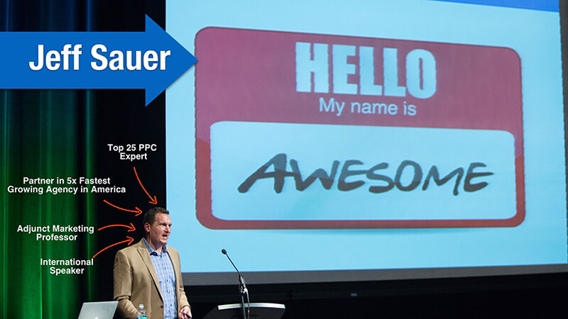 Jeff Sauer Background Slide