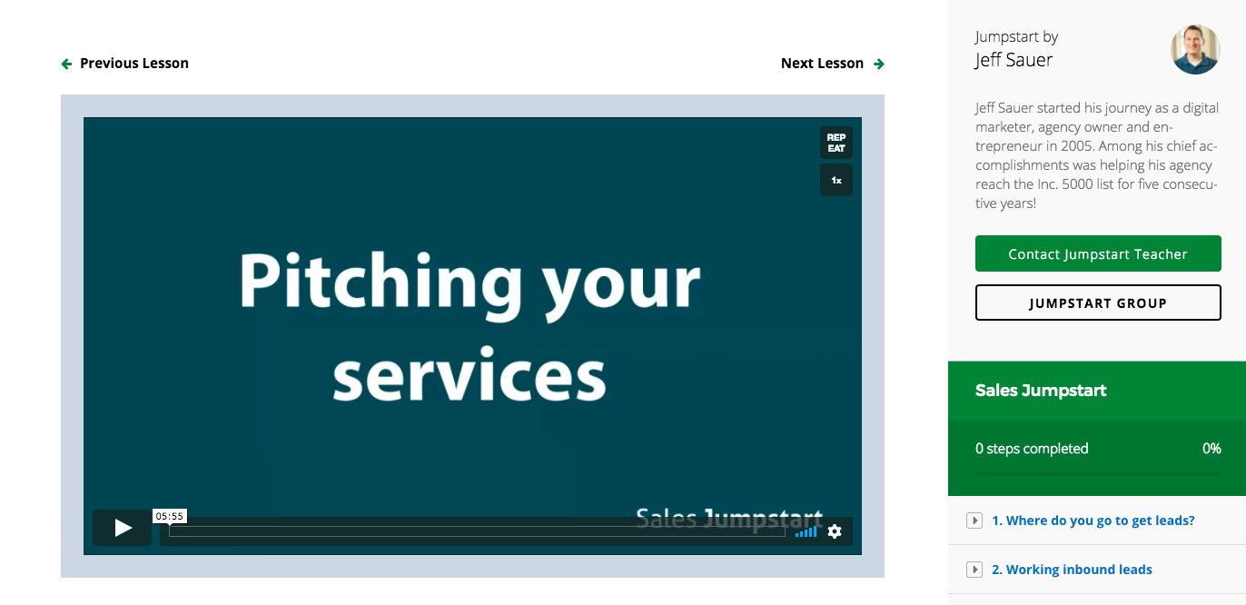 introducing sales jumpstart